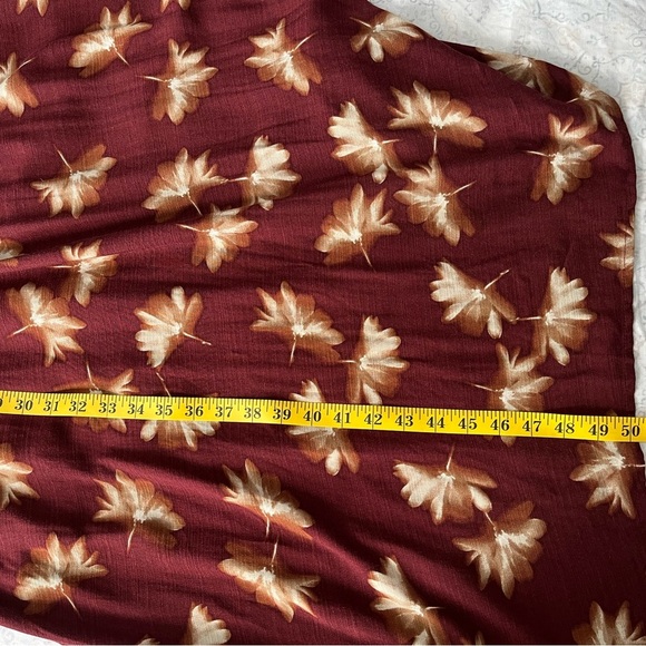 Ava & Viv Red Long Sleeve V-Neck Sundress - Picture 6 of 13